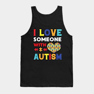 Autism Awareness Acceptance Rainbow Choose Kindness Tank Top